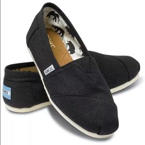 TOMS Classic Black Canvas
